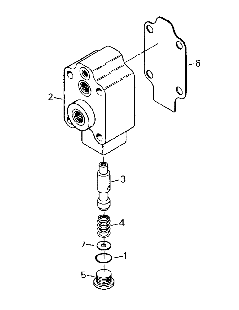 Схема запчастей Case IH CR-1280 - (04-41) - REGULATOR VALVE ASSEMBLY (04) - Drive Train