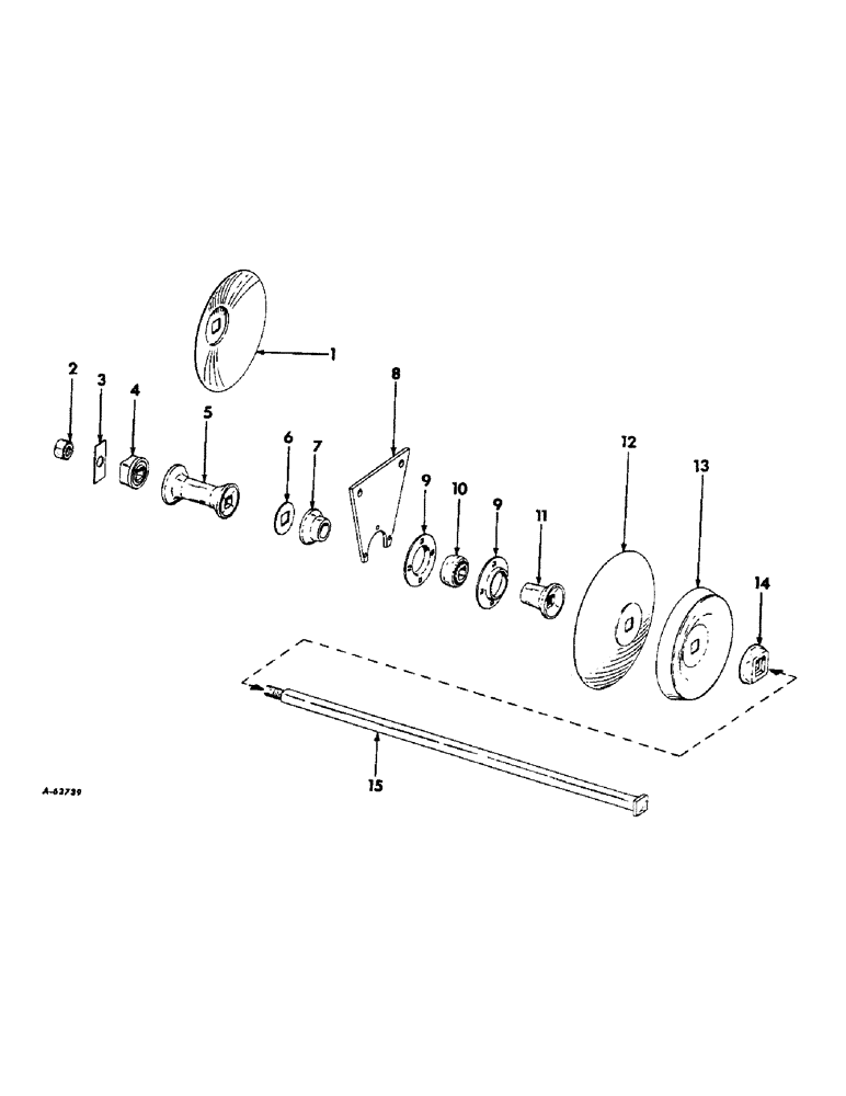 Схема запчастей Case IH 50 - (J-4) - GANG UNIT 