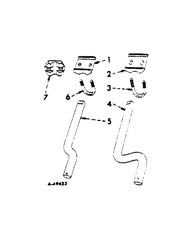 Схема запчастей Case IH 550 - (AB-07) - COLTER SHANKS AND CLAMPS 
