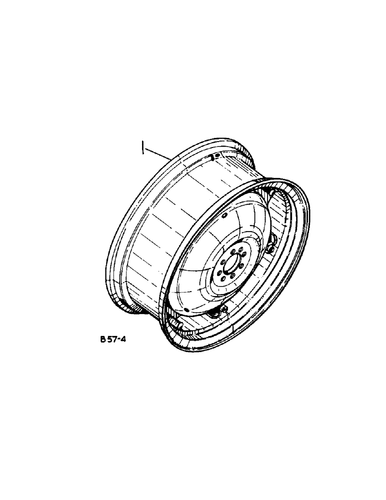 Схема запчастей Case IH 384 - (15-01[1]) - WHEELS AND TRACTION, REAR WHEELS Wheels & Traction