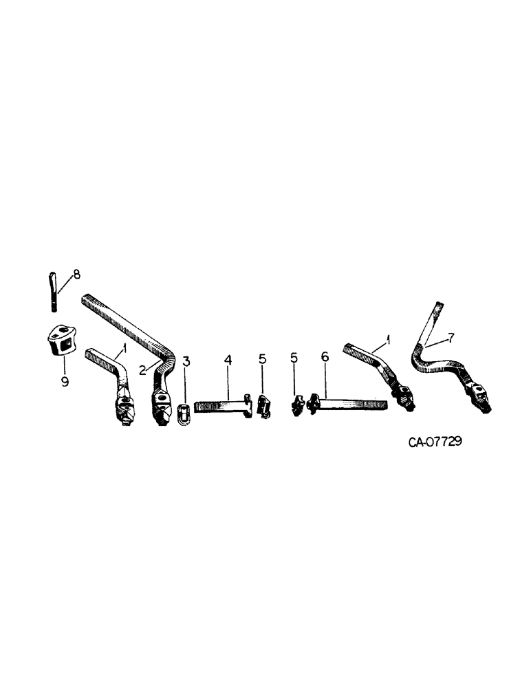Схема запчастей Case IH 144T - (E-3) - TOOL BARS AND EXTENSIONS (09) - CHASSIS