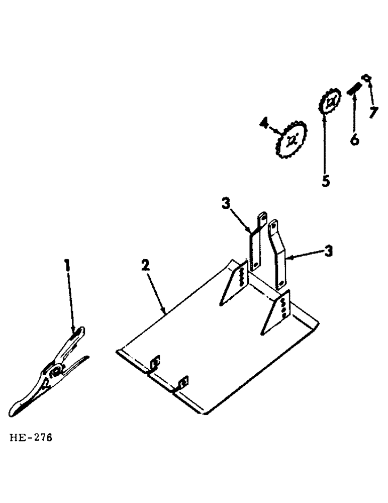 Схема запчастей Case IH 275 - (N-18) - PARTS ACCESSORIES AND ATTACHMENTS, PEA WINDROW SPECIAL PARTS Accessories & Attachments