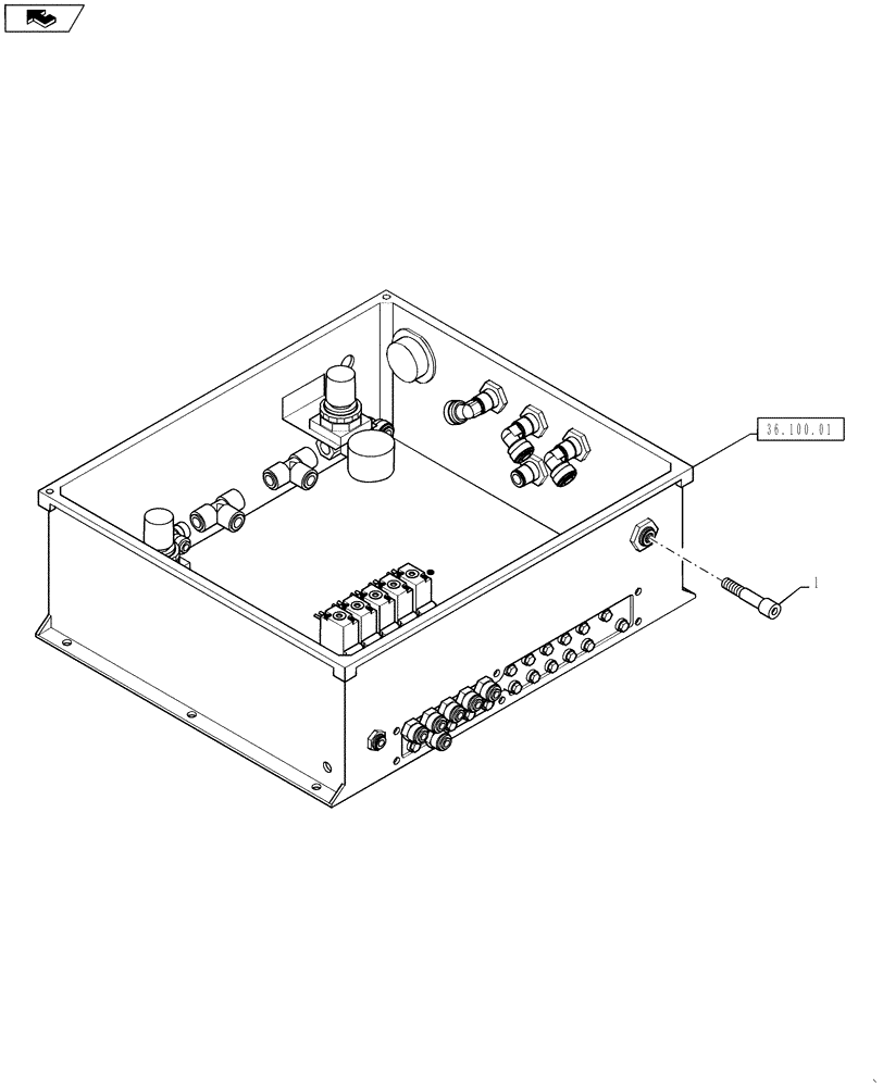 Схема запчастей Case IH 610 - (78.120.01.BA) - NO FOAM MARKER OPTION (78) - SPRAYING