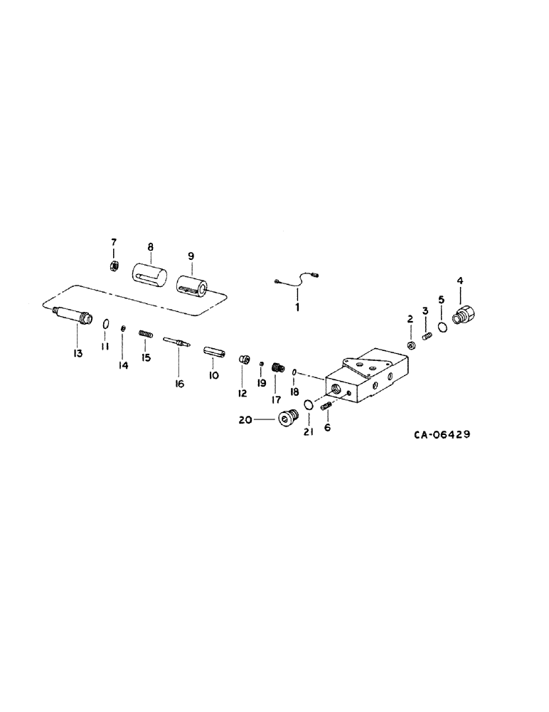 Схема запчастей Case IH 1460 - (10-47) - HYDRAULICS, FEEDER AND SEPARATOR CLUTCH VALVE, CONTROL CONCEPTS (07) - HYDRAULICS