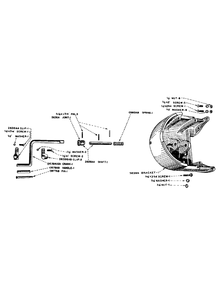 Схема запчастей Case IH S-SERIES - (049) - STARTING CRANK AND RADIATOR BRACKET FOR S AND SO TRACTOR (02) - ENGINE
