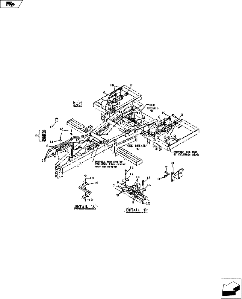 Схема запчастей Case IH 527B - (35.100.01) - 527B HYDRAULICS (35) - HYDRAULIC SYSTEMS