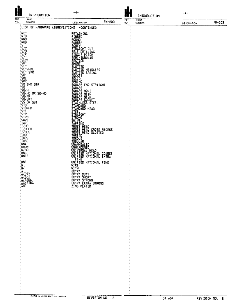 Схема запчастей Case IH 570 - (04) - INTRODUCTION (00) - COMPLETE MACHINE