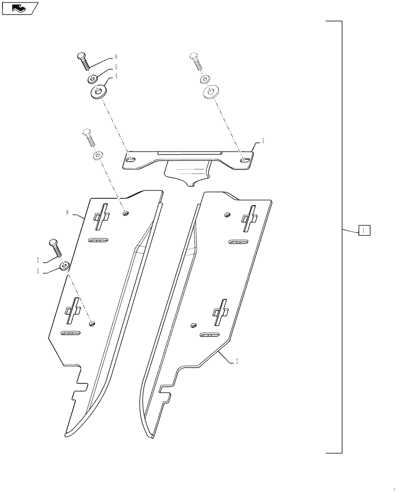 Схема запчастей Case IH 3408-70 - (20.18.09) - KIT, SERVICE PINCH ROLLS (88) - ACCESSORIES