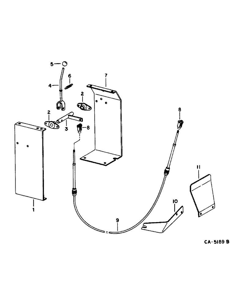 Схема запчастей Case IH 1470 - (12-10) - POWER, THROTTLE CONTROLS, SERIAL NO. 10000 AND BELOW Power