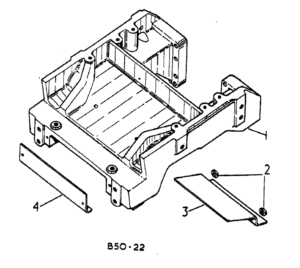 Схема запчастей Case IH 884 - (14-008) - FRONT BOLSTER Suspension