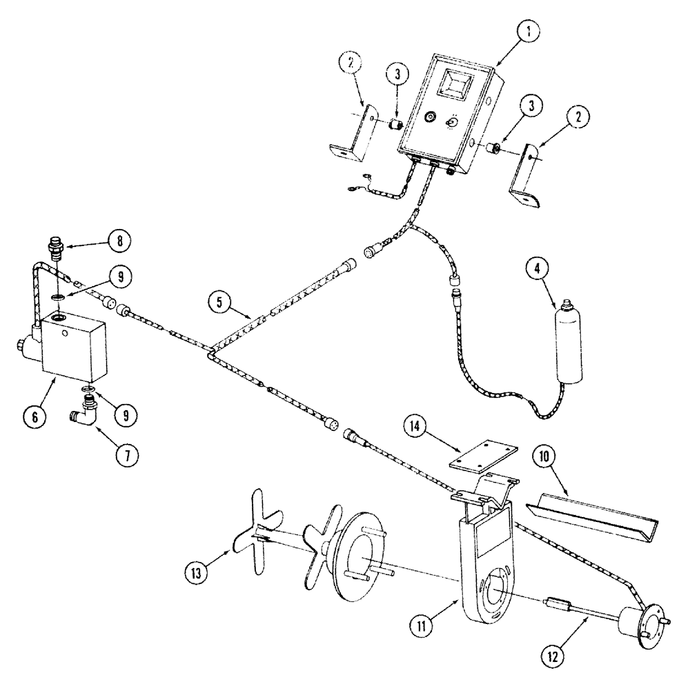 Схема запчастей Case IH 501 - (4-01) - MEMORY DEPTH CONTROL (04) - ELECTRICAL SYSTEMS