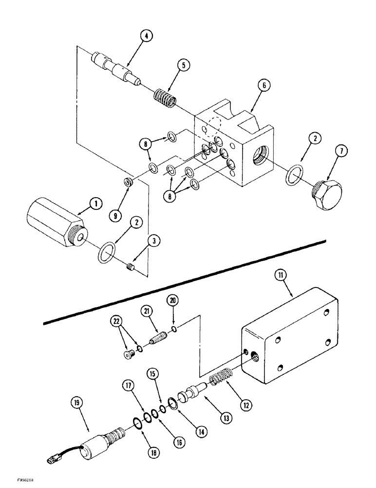 Схема запчастей Case IH 9370 - (6-100) - 24 SPEED SYNCHROSHIFT TRANSMISSION ASSEMBLY (06) - POWER TRAIN