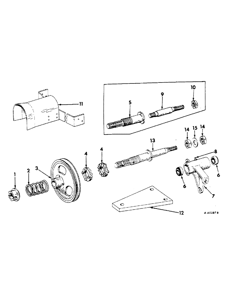 Схема запчастей Case IH 120 - (D-11) - HITCH PARTS ATTACHMENTS, FOR USE WITH HAY CONDITIONER 
