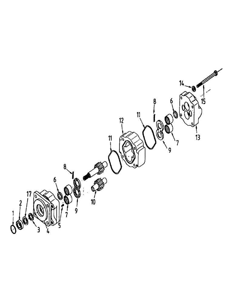 Схема запчастей Case IH 7000 - (B03-07) - HYDRAULIC MOTOR, M50A Hydraulic Components & Circuits