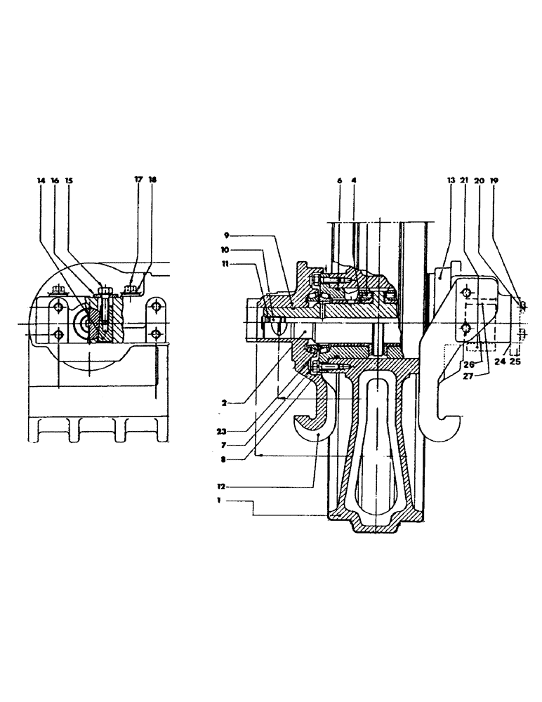 Схема запчастей Case IH 7700 - (A03-16) - MAINFRAME, FRONT TRACK IDLER, 7700 Mainframe & Functioning Components