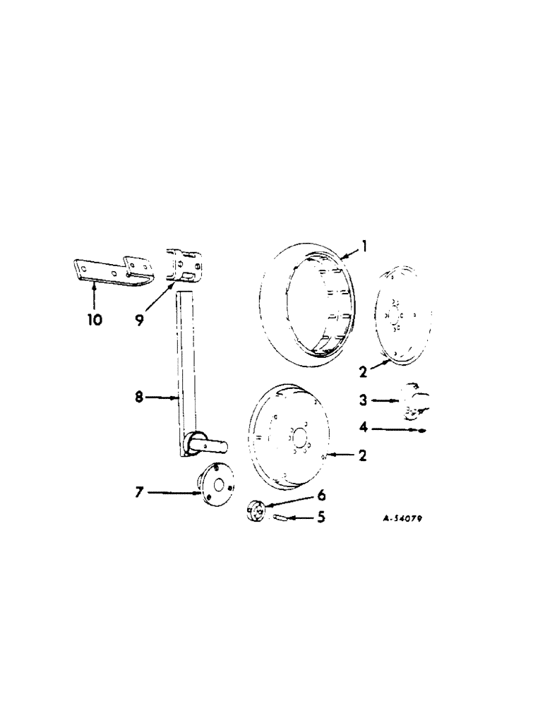 Схема запчастей Case IH 215 - (R-06[A]) - GAUGE WHEEL WITH ZERO-PRESSURE TIRE 