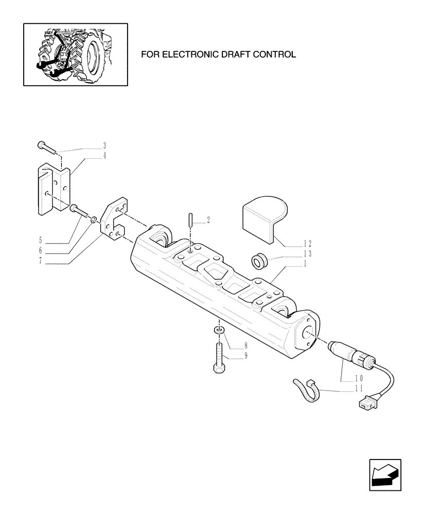 Схема запчастей Case IH MXU100 - (1.89.6/04[01]) - (VAR.786-881-886) 2 CILINDERS (DIAM.80 -90 MM.) - TOOLING CONNECTION UNIT (09) - IMPLEMENT LIFT