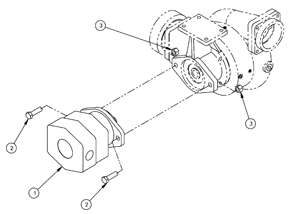Схема запчастей Case IH FLX610 - (04-006) - HYDRAULIC MOTOR GROUP, DEFCO 7600 Hydraulic Plumbing