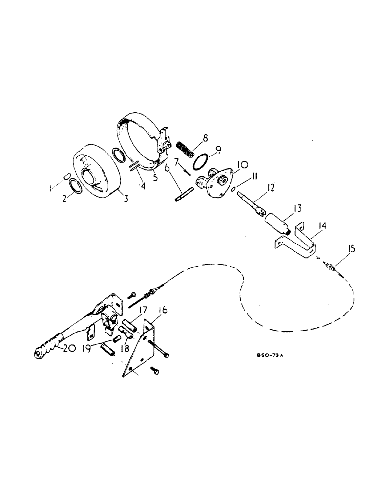 Схема запчастей Case IH HYDRO 84 - (04-06) - BRAKES, PARK BRAKE, HYDRO 84 TRACTORS (5.1) - BRAKES