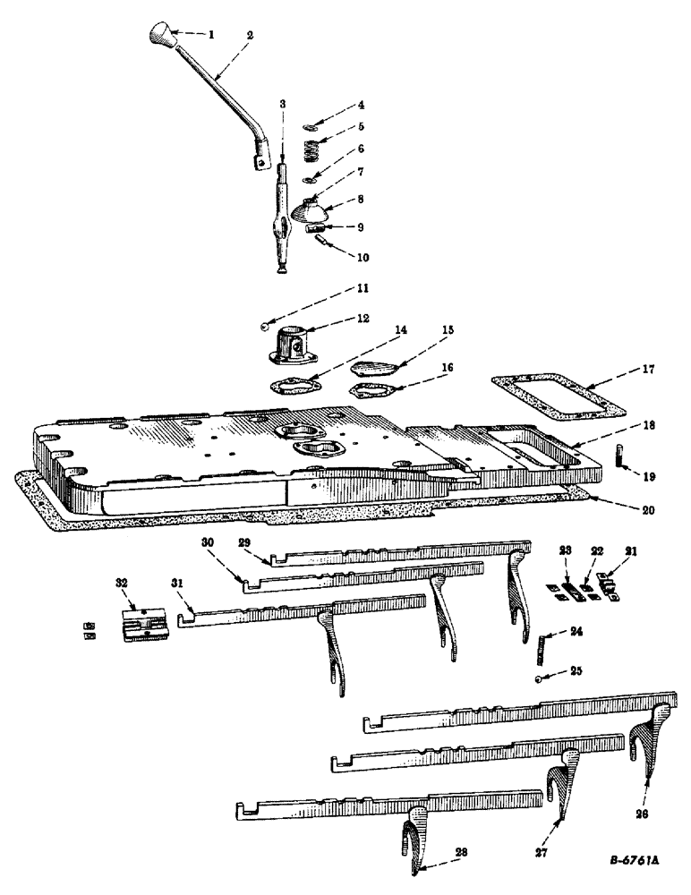 Схема запчастей Case IH FARMALL MDV - (224) - CHASSIS, REVERSE OPERATION ATTACHMENT (12) - CHASSIS
