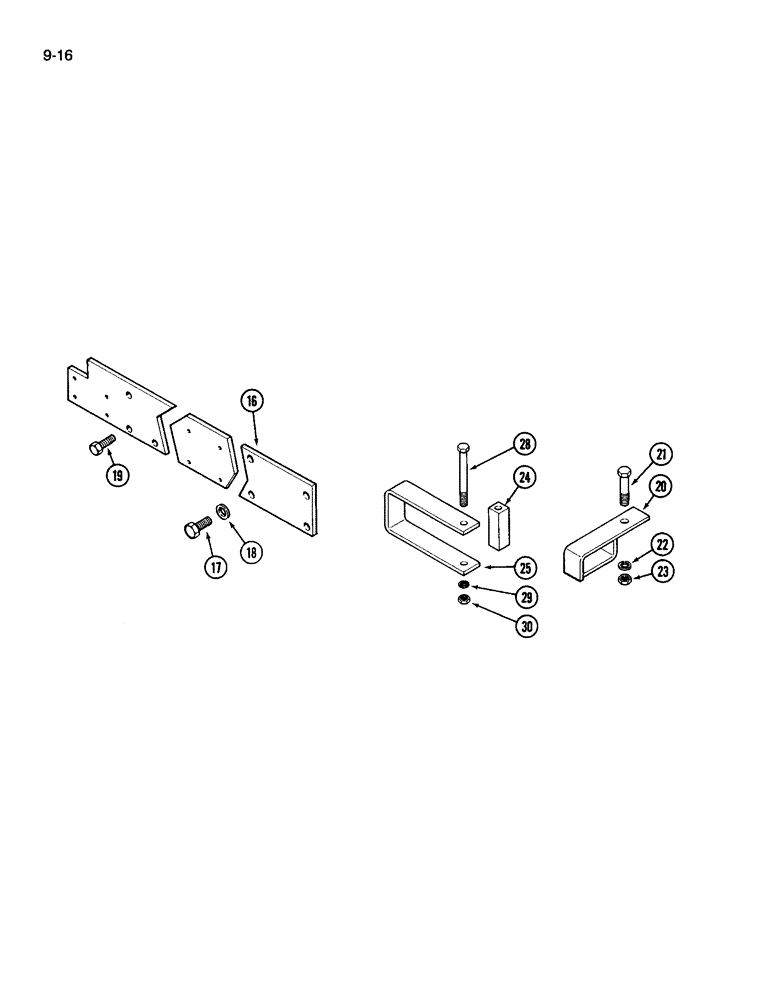 Схема запчастей Case IH 3594 - (9-016) - SIDE RAILS (09) - CHASSIS/ATTACHMENTS