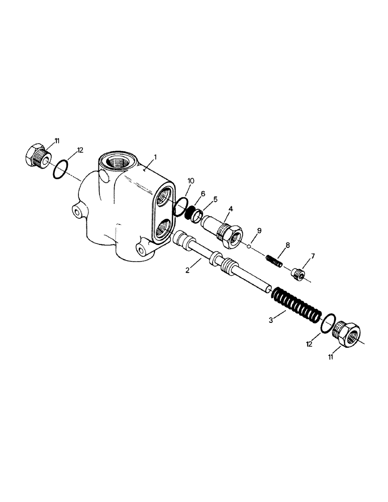 Схема запчастей Case IH KP-525 - (08-09) - PRIORITY VALVE ASSEMBLY (07) - HYDRAULICS