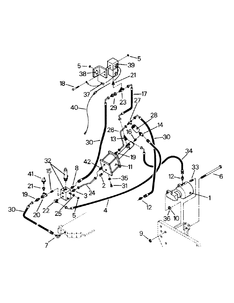Схема запчастей Case IH ST450 - (05-06) - PARK BRAKE AND MOUNTING, LATER STYLE, ASN 129-00011 AND 130-00191 (5.1) - BRAKES