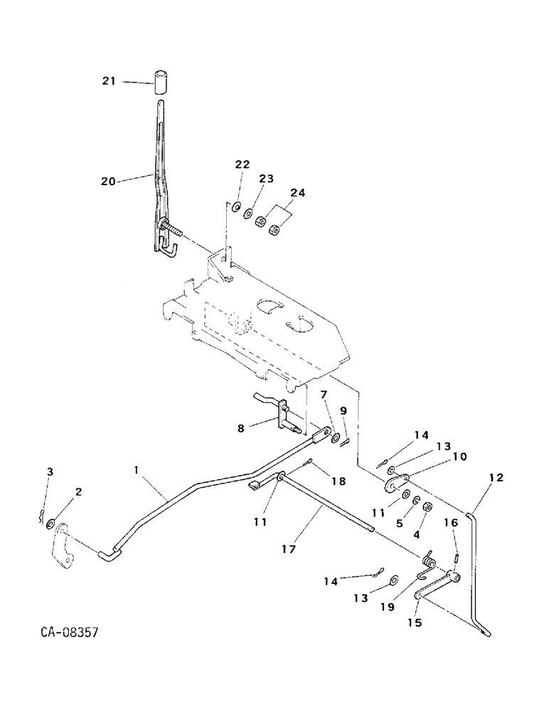 Схема запчастей Case IH 234 - (12-09) - POWER, ENGINE CONTROLS, 234 Power