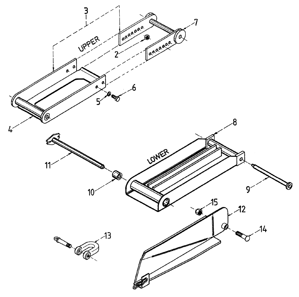 Схема запчастей Case IH 7700 - (A02[03]) - CROPDIVIDER LIFT ARMS AND FLOATING SIDEWALLS Mainframe & Functioning Components