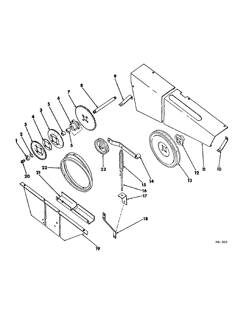 Схема запчастей Case IH 275 - (Q-28) - PLATFORMS, REEL DRIVE Platforms