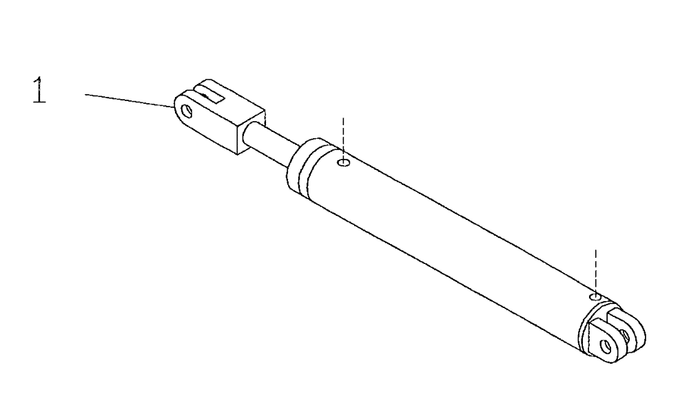 Схема запчастей Case IH AUSTOFT - (B01[01]) - HYDRAULIC CYLINDER-CROSS CONVEYOR Hydraulic Components & Circuits