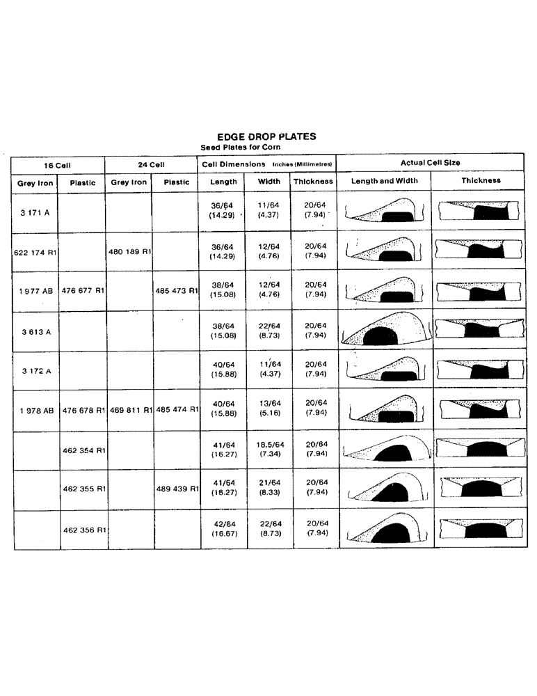 Схема запчастей Case IH 800 - (01-03) - SEED PLATES (09) - CHASSIS/ATTACHMENTS