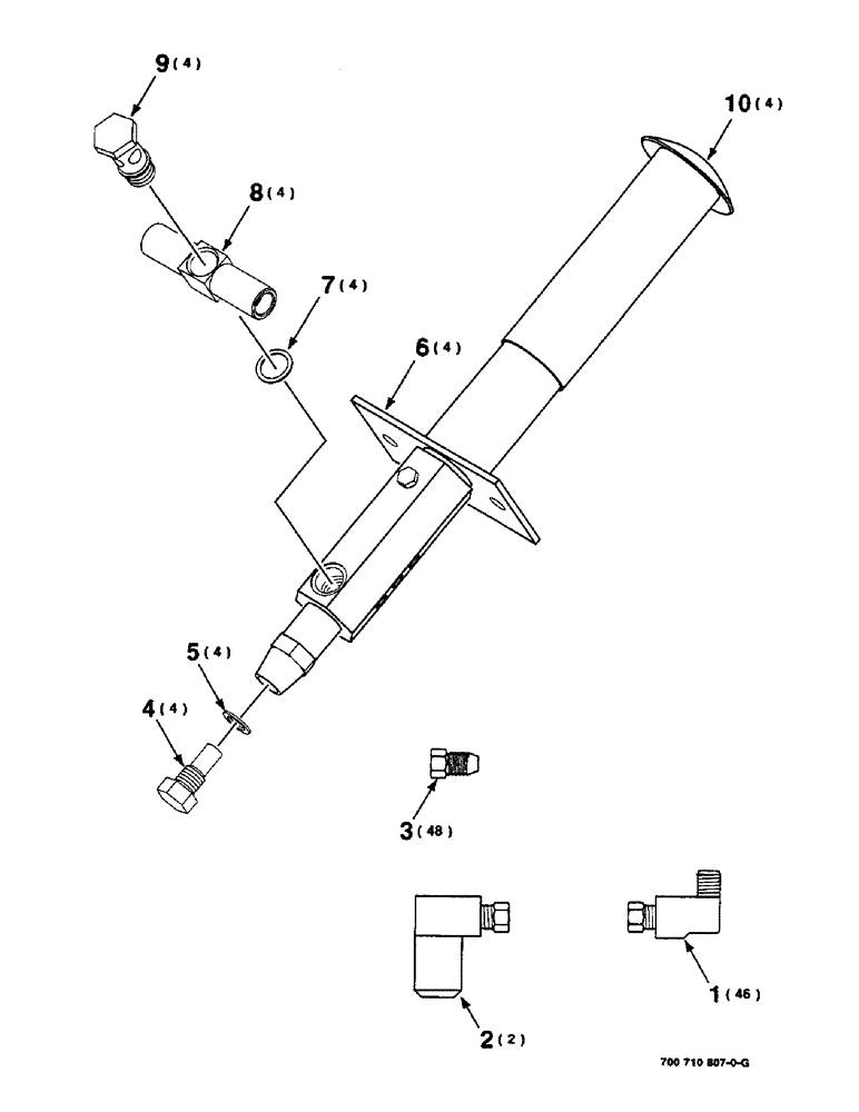 Схема запчастей Case IH 8580 - (06-60) - LUBE KNOTTER KIT, 700710807 LUBE KNOTTER KIT, COMPLETE (14) - BALE CHAMBER