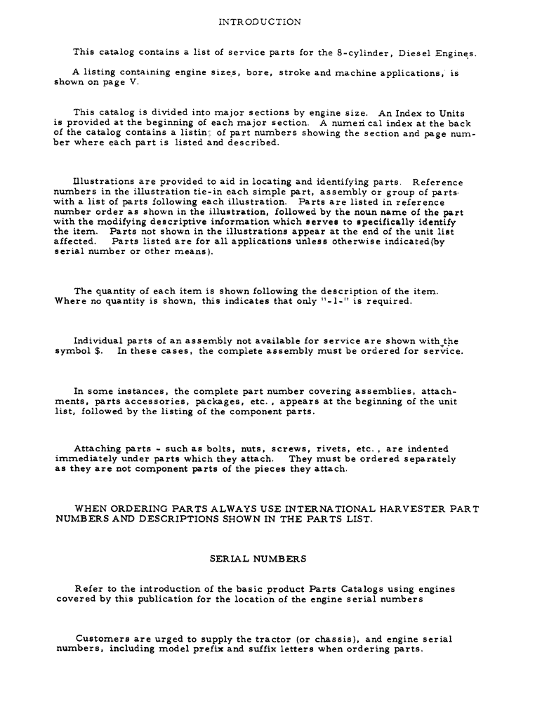 Схема запчастей Case IH V-800 - (2) - INTRODUCTION 