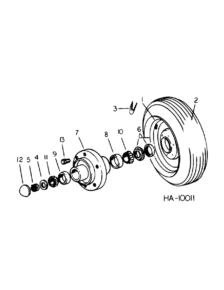 Схема запчастей Case IH 55 - (J-12) - WHEEL AND CONNECTIONS 