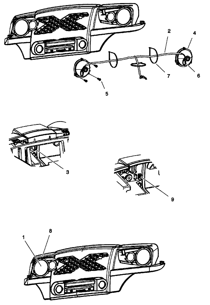 Схема запчастей Case IH SCOUT - (55.404.01) - HEADLIGHTS (55) - ELECTRICAL SYSTEMS