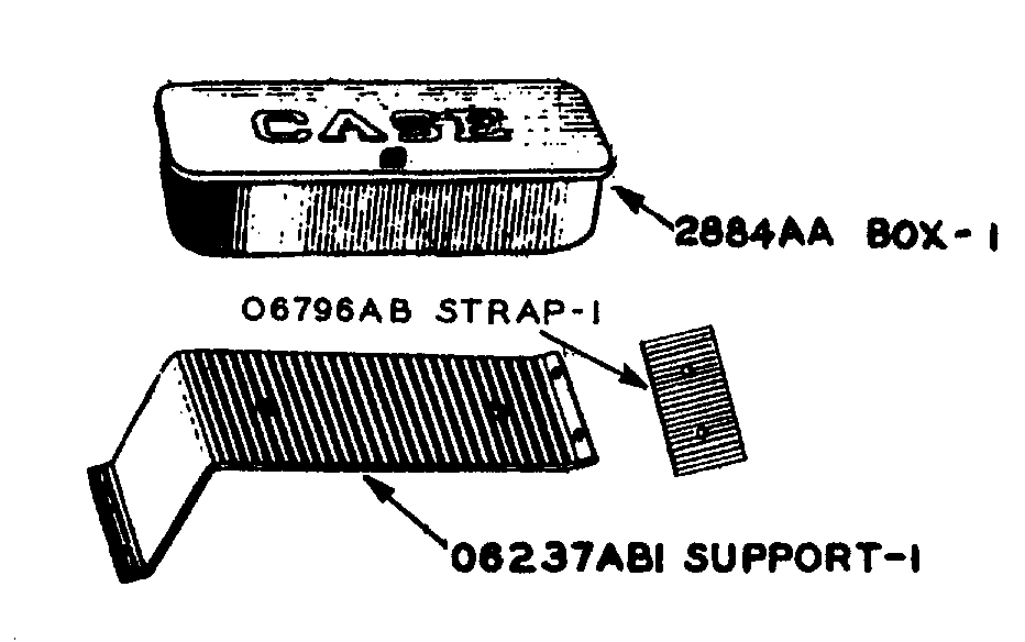 Схема запчастей Case IH LA-SERIES - (107) - TOOL BOX (88) - ACCESSORIES