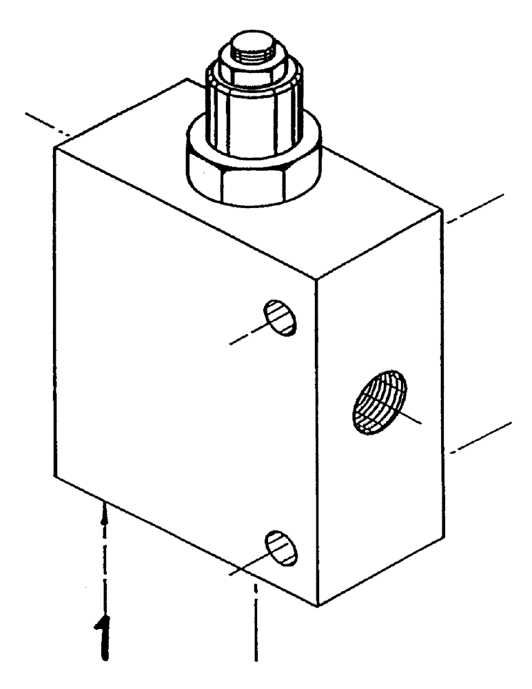 Схема запчастей Case IH AUSTOFT - (B04-03) - HYDRAULIC COUNTER-BALANCE VALVE Hydraulic Components & Circuits