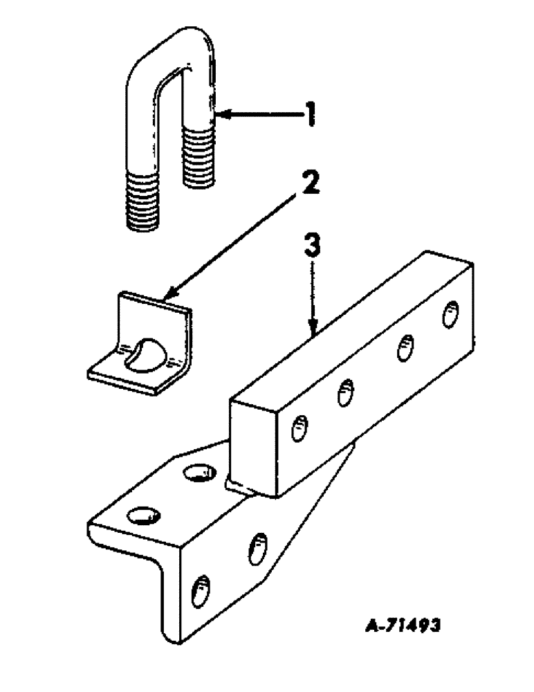 Схема запчастей Case IH 284 - (A-12) - ATTACHING UNIT, PARTS REQUIRED TO ADAPT PLANTER UNIT TO 268 & 468 CULTIVATORS 