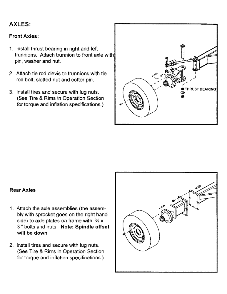 Схема запчастей Case IH 2000 - (A03) - AXLES 