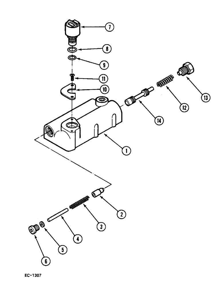 Схема запчастей Case IH 248 - (8-720) - REGULATOR VALVE - 2 SPEED POWER SHIFT, FOR 2 AND 4 WHEEL DRIVE (08) - HYDRAULICS