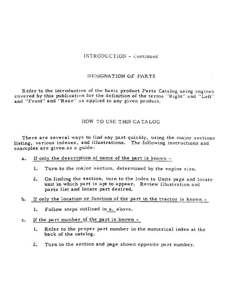 Схема запчастей Case IH V-800 - (3) - INTRODUCTION, CONTINUED 