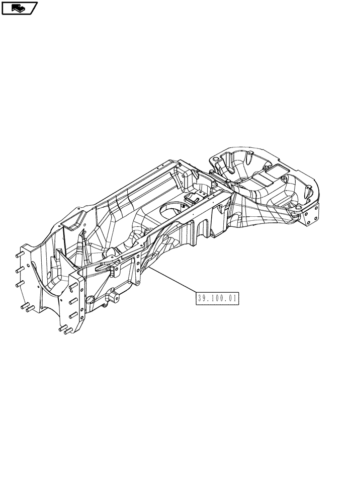 Схема запчастей Case IH MAGNUM 225 - (00.000.39) - PICTORIAL INDEX - FRAMES (00) - GENERAL & PICTORIAL INDEX