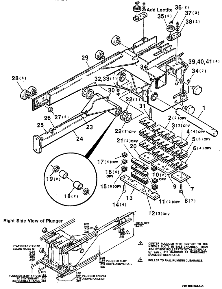 Схема запчастей Case IH 8555 - (05-04) - PLUNGER ASSEMBLY (13) - FEEDER