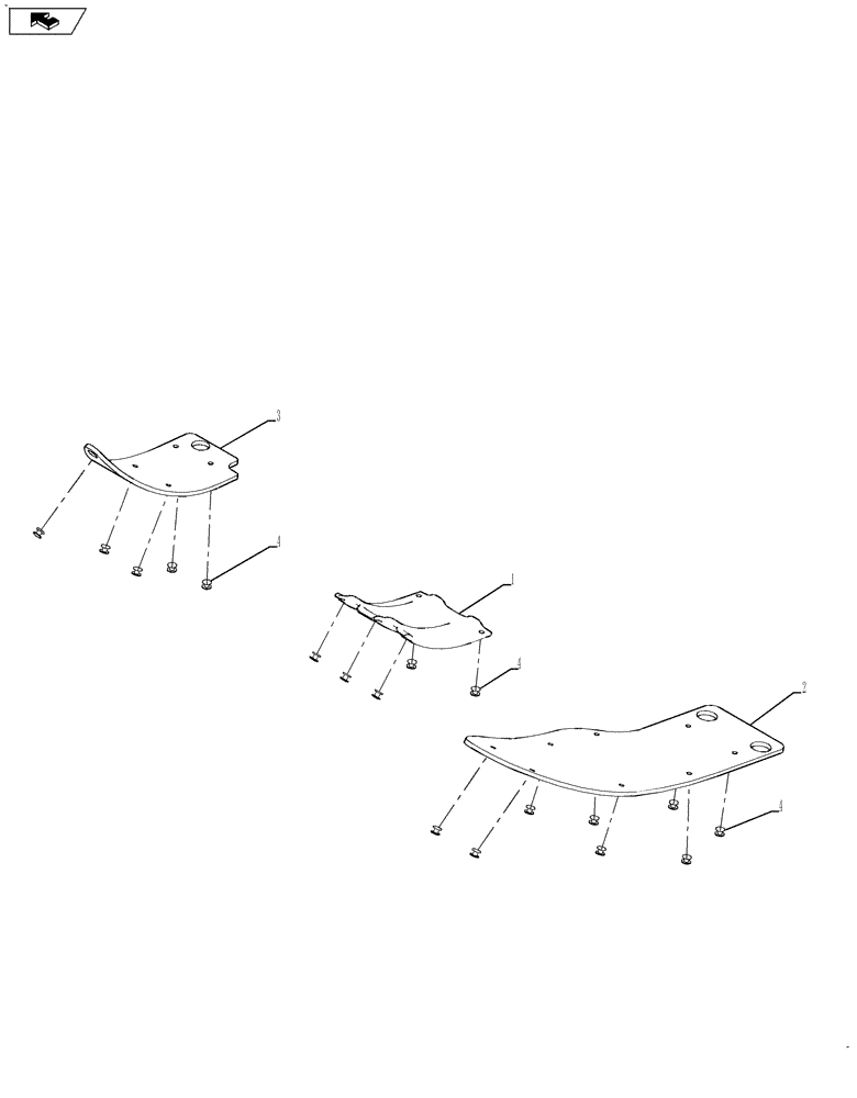 Схема запчастей Case IH 3020-20 - (58.208.03) - WEAR PLATES (58) - ATTACHMENTS/HEADERS