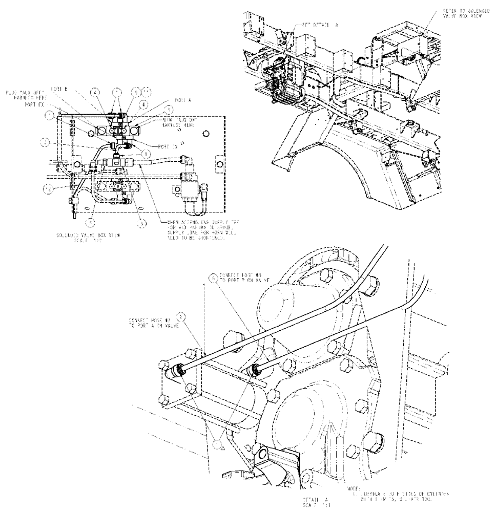 Схема запчастей Case IH TITAN 4520 - (07-019) - AUX TRANSMISSION PNEUMATIC GROUP Pneumatics