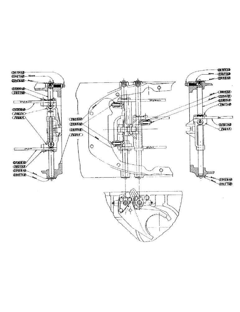 Схема запчастей Case IH S-SERIES - (119) - GEAR SHIFTER SHAFT ASSEMBLY (06) - POWER TRAIN
