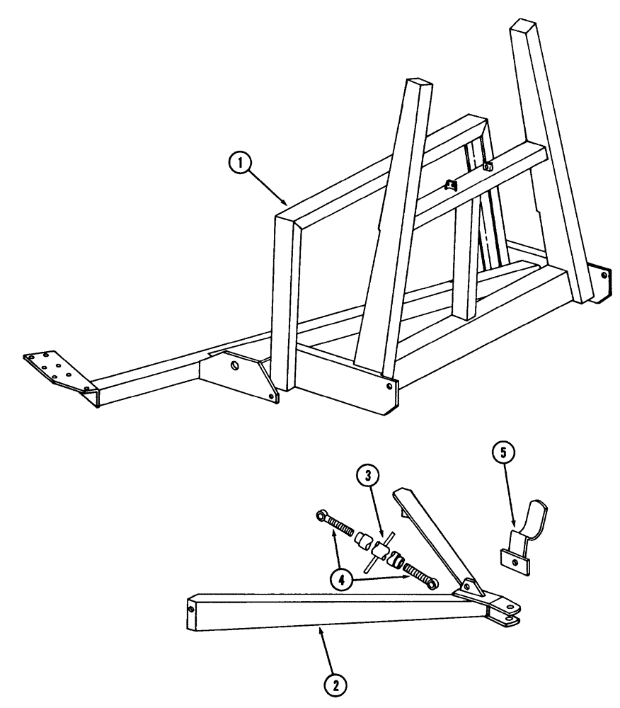 Схема запчастей Case IH 600 - (9-32) - MAIN FRAME AND HITCH ASSEMBLY, 600 BLOWER (09) - CHASSIS/ATTACHMENTS