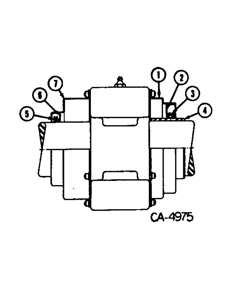 Схема запчастей Case IH 750 - (E-16) - BEARING SEALS 
