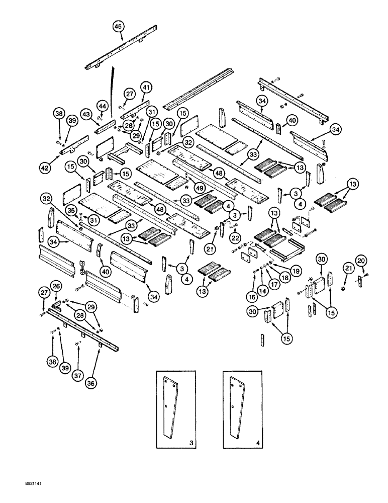 Схема запчастей Case IH 1800 - (9C-02) - BASKET TOP (16) - BASKET
